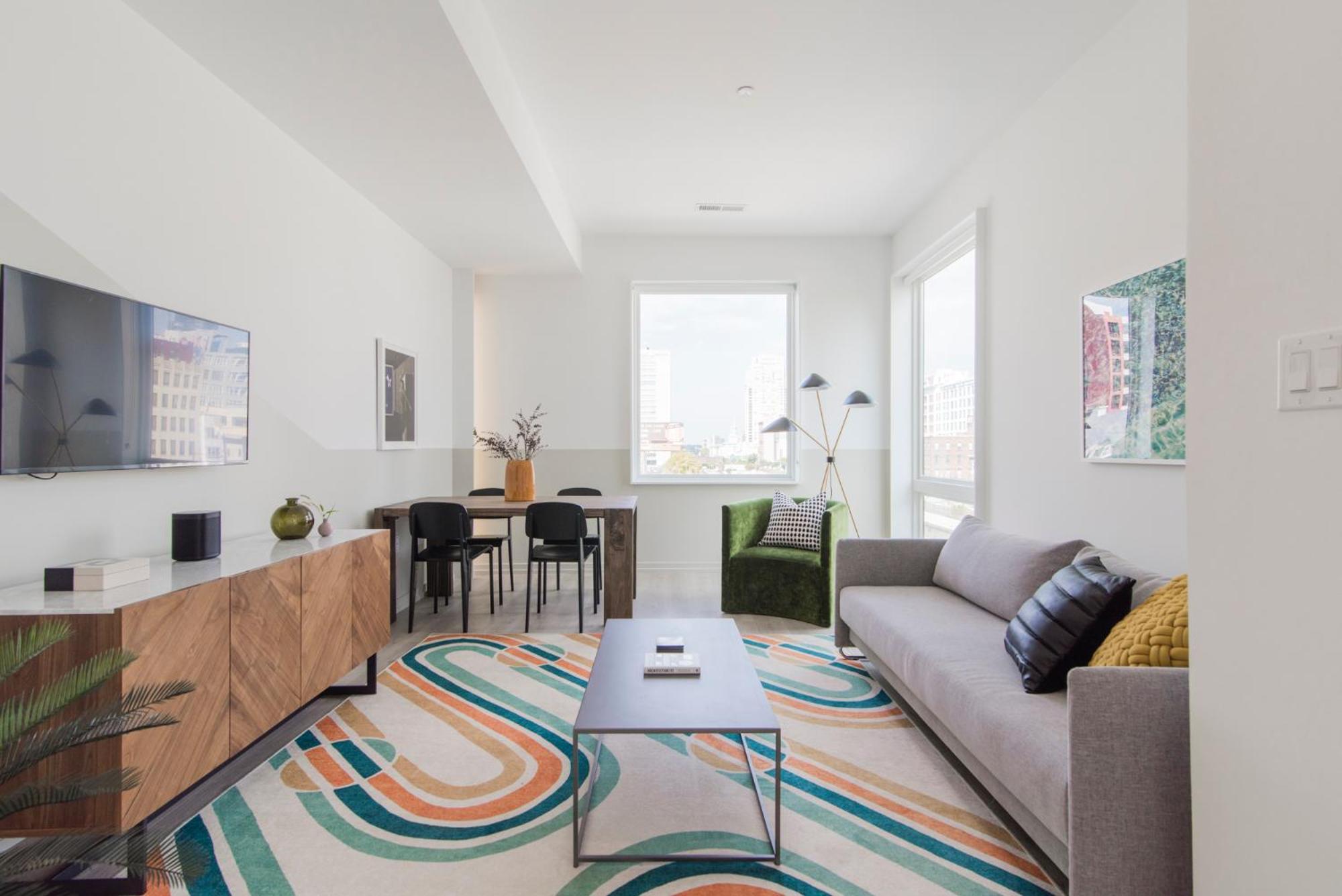 Apartamento Abode Xs House Stunning Architectural Flat Filadelfia Exterior foto