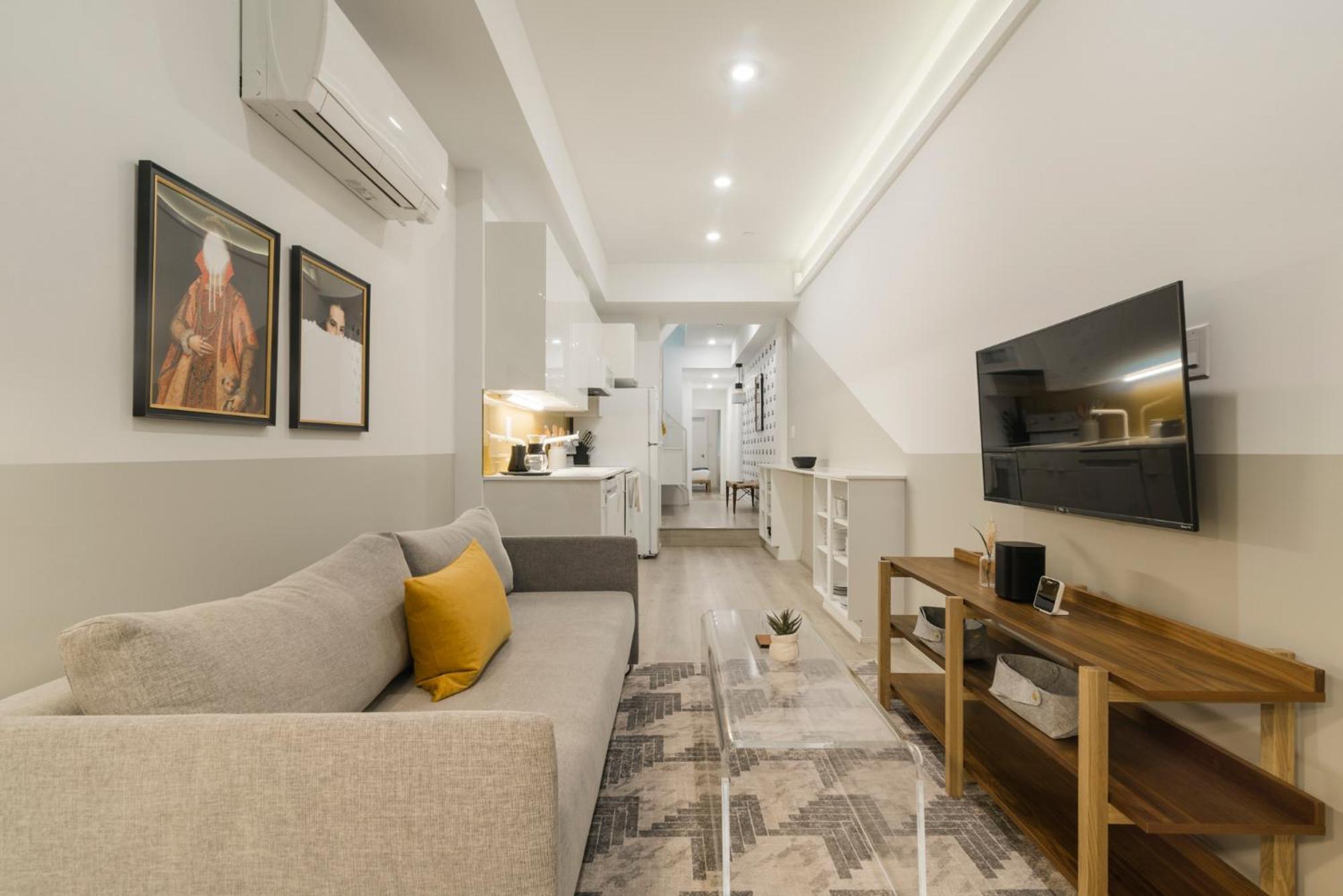 Apartamento Abode Xs House Stunning Architectural Flat Filadelfia Exterior foto
